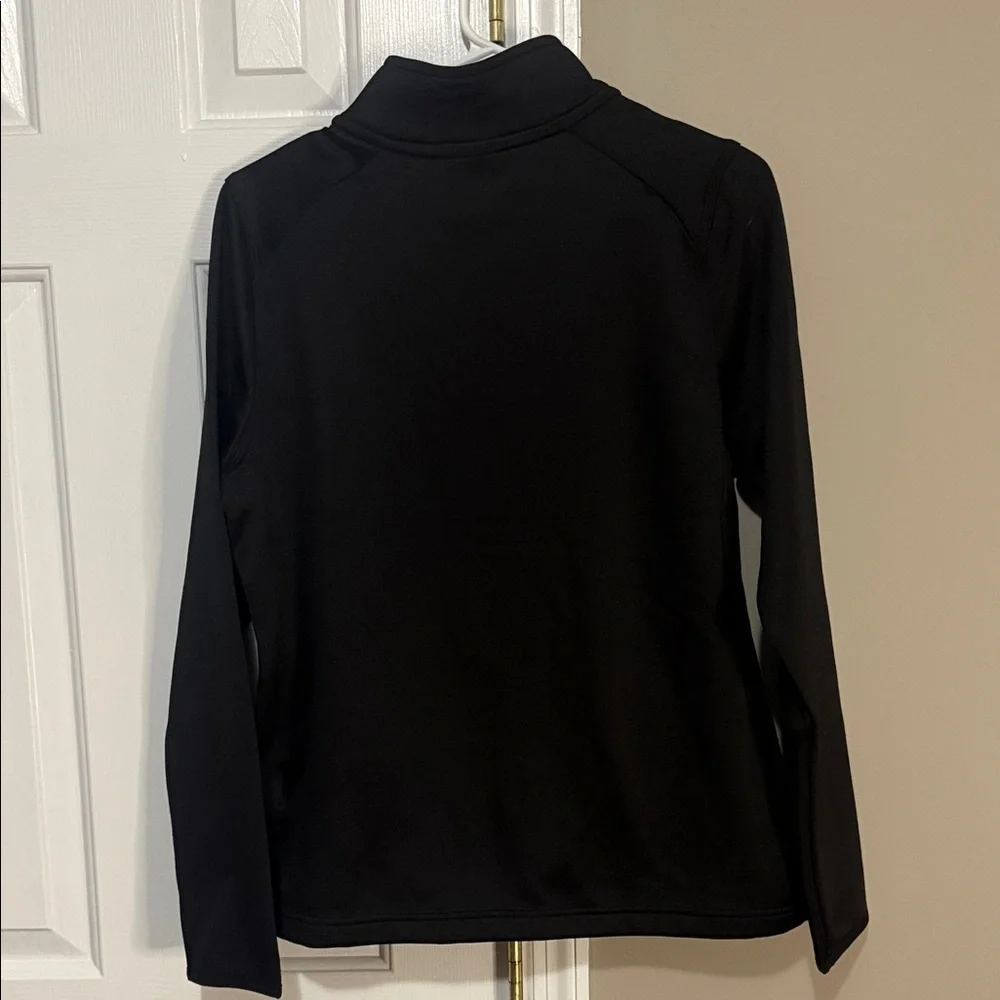 Dickies Women's {Medium} Black Smooth Fleece Quarter-Zip NWT - Picture 6 of 12